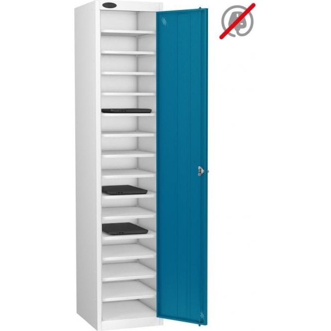 Single Door 15 Compartment Laptop Storage Only Locker H1780 x W380 x D460mm