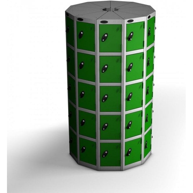 Five Tier Small Seed Pod Locker Height1780 x Diameter930mm providing 55 individual compartments