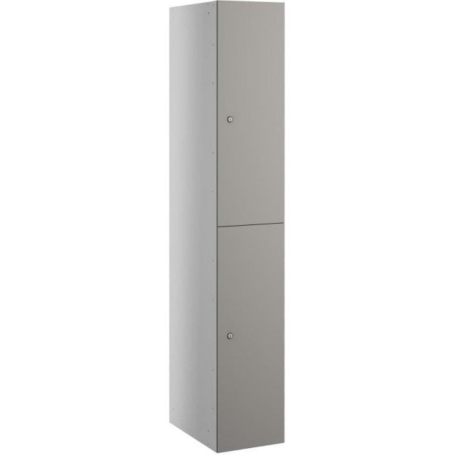 Two Compartment Satin Laminate Door Locker H1780 x W305 x D323mm