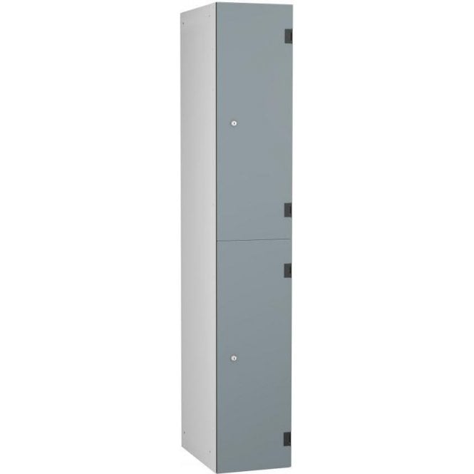 Two Compartment Solid Grade Laminate Door Locker H1780 x W305 x D390mm