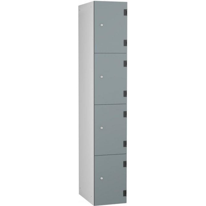 Four Compartment Solid Grade Laminate Door Locker H1780 x W305 x D390mm