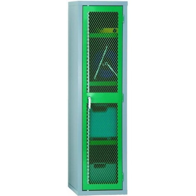 Mesh Door Cabinet - 3 shelves H1830 x W459 x D459mm