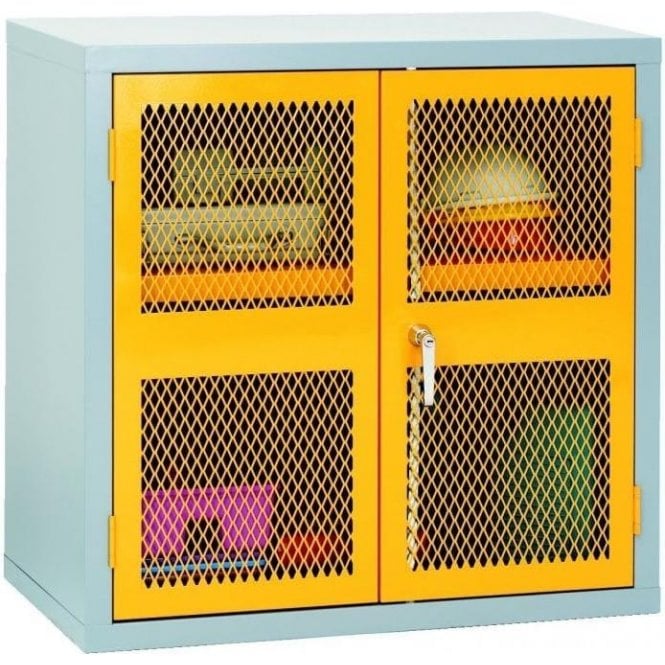 Mesh Door Cabinet - 1 shelf H915 x W915 x D459mm