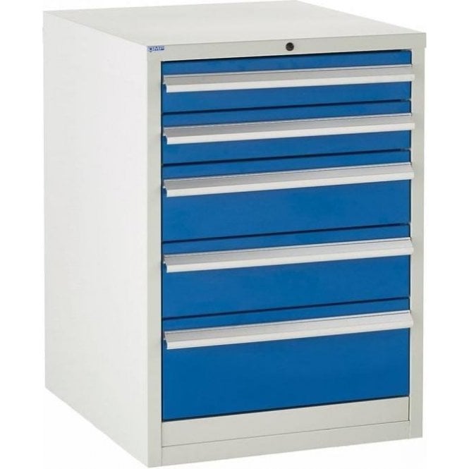5 Drawer Cabinet - H825 x W600 x D650mm – 2x100mm, 2x150mm, 1x200mm