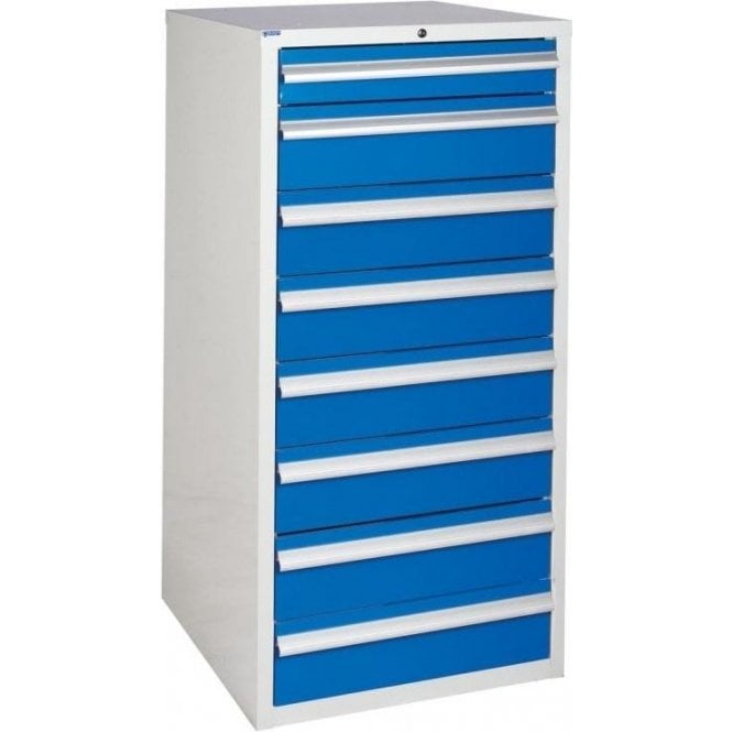8 Drawer Cabinet - H1200 x W600 x D650mm – 1x100mm, 7x150mm