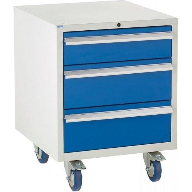 3 Drawer Under Bench Cabinet - H780 x W600 x D650mm - 1x150mm, 2x200mm
