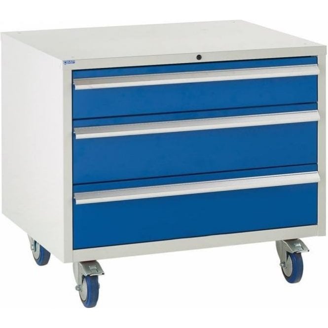 3 Drawer Under Bench Cabinet - H780 x W900 x D650mm - 1x150mm, 2x200mm