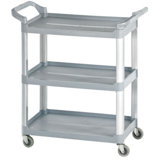 Plastic Shelf Trolley W850 x D420 x H910mm 130kg UDL