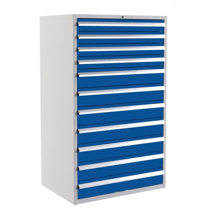 Euroslide 11 Drawer - 4x100mm, 7x150mm - H.1500 W.900 D.650