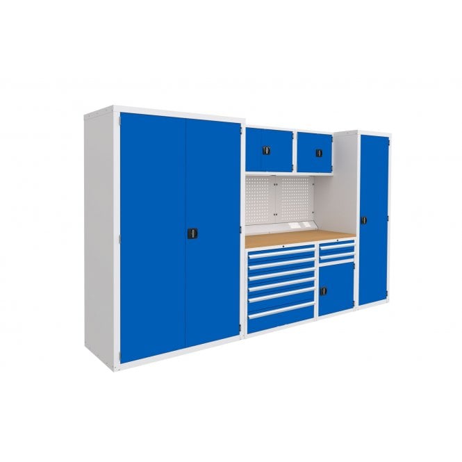Modular Workshop Kit 5 - H.2000 W.3300 D.650 - Beech Top