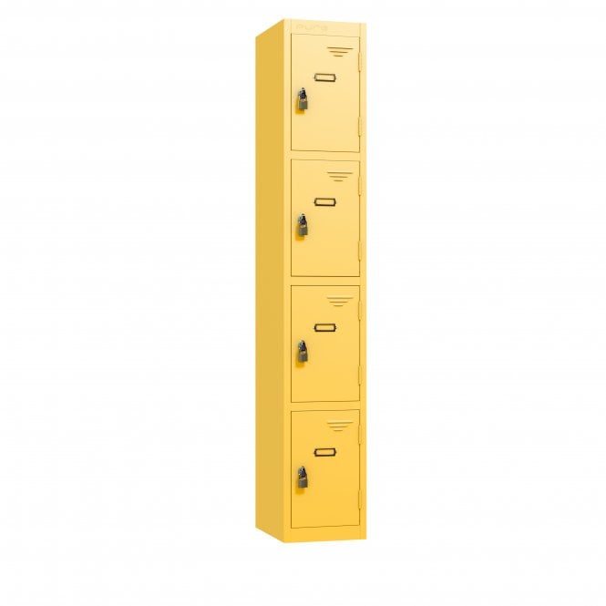 4 Door Retro Locker - Steel Locker - H.1800mm W.300mm D.300mm