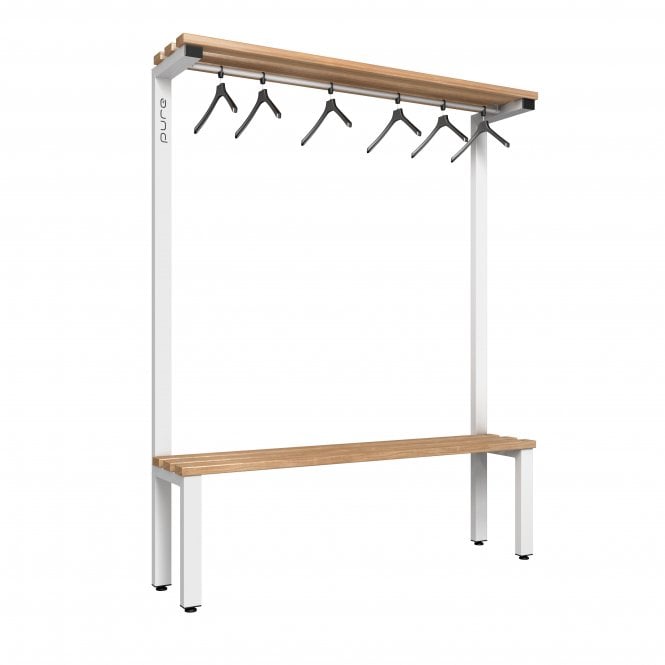 Overhead Hanging Bench - Single Sided - Length 1000 - Depth 350 - Seat Height 350/400/450 - Overall Height: 1200/1400/1800