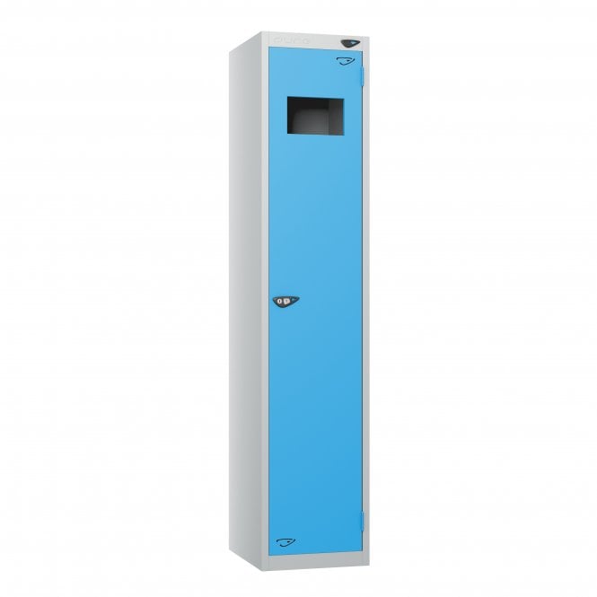 Bulk Collector Garment Locker - Flat Top - Steel Locker - H.1800mm W.380mm D.450mm