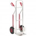 Aluminium Sack Truck with Plastic Guarded Skids 150kg load capacity