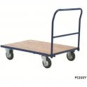 Heavy Duty Platform Truck - Single Bar End W1000 x D700 x H810mm 500kg UDL