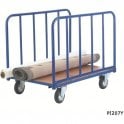 Platform Truck - 2 Tubular Bar Sides W1000 x D700 x H820mm 500kg UDL