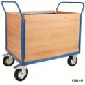 Platform Truck with 4 Veneer Sides W1000 x D700 x H1050mm 500kg UDL