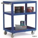 3 Shelf Reversible Tray Trolley W670 x D400 x H910mm 150kg UDL