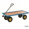 Platform Truck with Flat Deck W1220 x D610 x H310mm 250kg UDL - Plywood Base