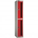 Two Compartment Vision Door Locker H1780 x W305 x D305mm