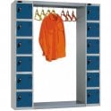 Type A Cloakroom Hanging Unit for Lockers D305mm (lockers and hangers sold seperately)