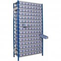 Shelf Trays on Expo 4 Shelving KIT F H2000 x W1000 x D300mm with 16 Shelves 110kg UDL & 120no. 117x90x300 trays