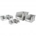 Recycled RHINO TUFF Picking Bin W106 x D136 x H76mm LP Value W1.5xH2 Grey