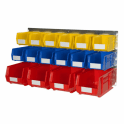 Picking Bin Wall Kit M H500 x W1000mm with 4 Bin40, 6 Bin30 and 6 Bin25