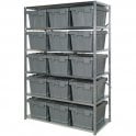 Distribution Containers on Expo 3 Shelving H2000 x W1300 x D600mm with 6 Shelves & 15 Distribution Containers 600x400x320mm STARTER BAY