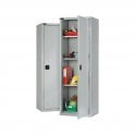Slim Industrial Cupboard H1780 x W610 x D460mm supplied with 3 Adjustable Shelves 85kg UDL