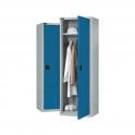 Slim Industrial Wardrobe Cupboard H1780 x W610 x D460mm supplied with 1 Adjustable Shelf with Hanging Rail 85kg UDL
