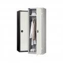 Slim Commercial Wardrobe Cupboard H1780 x W610 x D460mm supplied with 1 Adjustable Shelf with Hanging Rail 65kg UDL