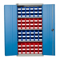Industrial Cupboard H1780 x W915 x D460mm supplied with 3 Adjustable Shelves 85kg UDL + 72 BIN30