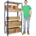 Clicka 175 Shelving H1770 x W900 x D300mm 5 Shelf Level 175kg UDL