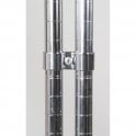 Post Clamp for Chrome Wire Shelving