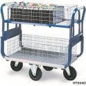 Mail Platform Trolley with Large Baskets Width610 x Depth1200 x Height1070mm