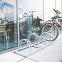 Hi-Hoop Cycle Rack H415xW700xD390mm - Holds 2 bikes