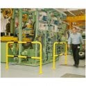 Steel Hoop Guard H1000 x W1000mm - Powder coated Black & Yellow