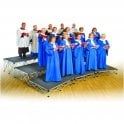 Ultralight Choir Package 1 Width6474 x Depth3551mm Anthracite Grey Carpet