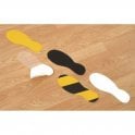Anti-slip Standard Foot 240x90mm 10PK Black