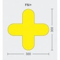Floor Signal Markers "+" 300 x 300mm 10 PACK