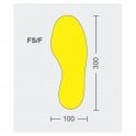 Floor Signal Markers "Feet"(5 left & 5 right) 300 x 100mm 10 PACK