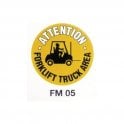 Floor Marker 430mm dia. Forklift Truck Area