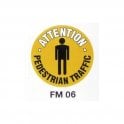 Floor Marker 430mm dia. Pedestrian Traffic