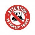 Floor Marker 430mm dia. No Forklift Trucks