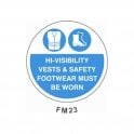Floor Marker 430mm dia. High Vis Vests & Safety Footwear
