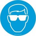 Floor Marker 430mm dia. Eye Protection Symbol