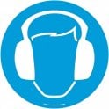 Floor Marker 430mm dia. Ear Protection Symbol