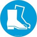Floor Marker 430mm dia. Protective Footwear Symbol
