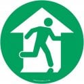 Floor Marker 430mm dia. Fire Exit - no text